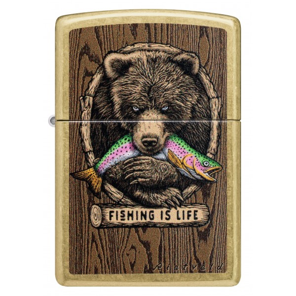 Запальничка Zippo Rietveld® Fishing is Life Design 47111