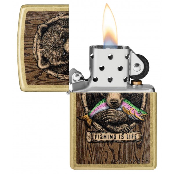 Запальничка Zippo Rietveld® Fishing is Life Design 47111