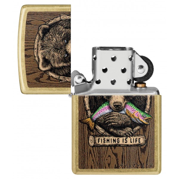 Запальничка Zippo Rietveld® Fishing is Life Design 47111