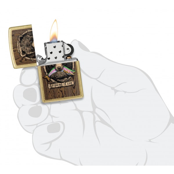 Запальничка Zippo Rietveld® Fishing is Life Design 47111