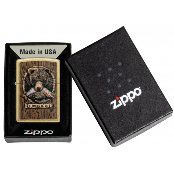 Запальничка Zippo Rietveld® Fishing is Life Design 47111