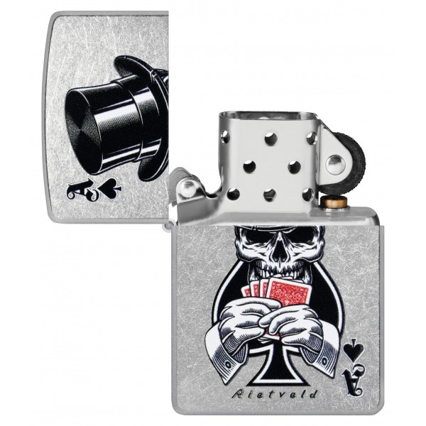 Запальничка Zippo Rietveld® Ace of Spades Design 47112