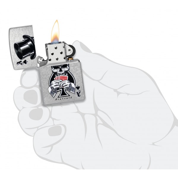 Запальничка Zippo Rietveld® Ace of Spades Design 47112