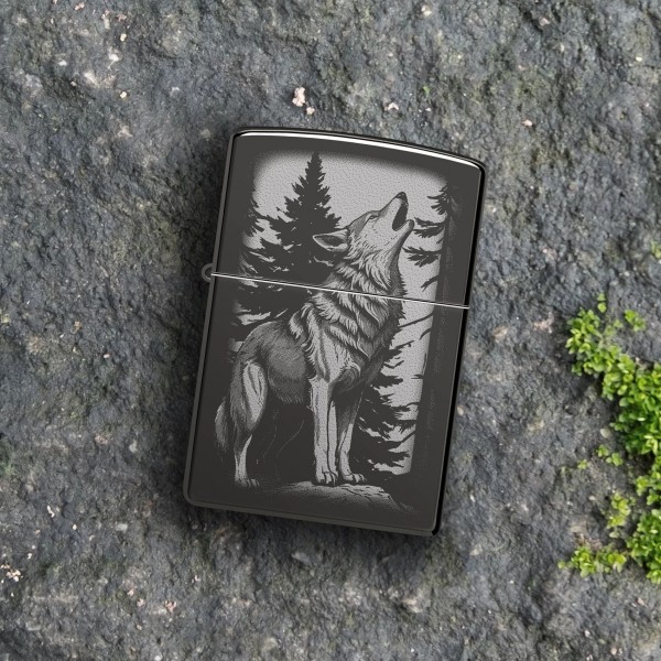 Зажигалка Zippo Howling Wolf Design 47117