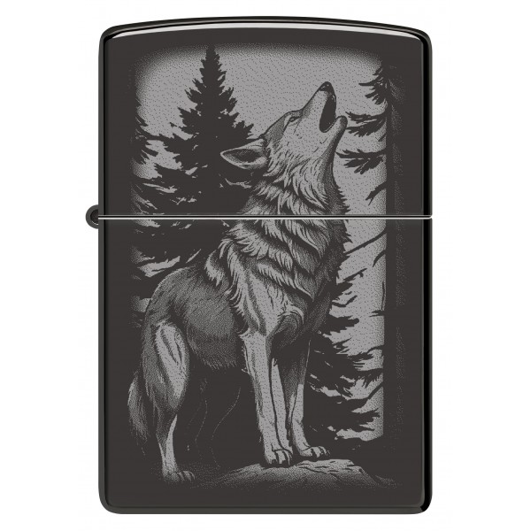 Зажигалка Zippo Howling Wolf Design 47117