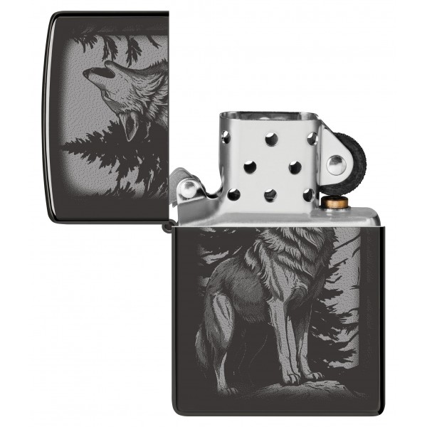 Зажигалка Zippo Howling Wolf Design 47117