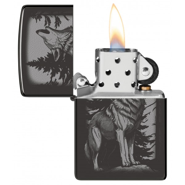 Запальничка Zippo Howling Wolf Design 47117