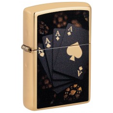 Зажигалка Zippo Lucky Aces Design 47141