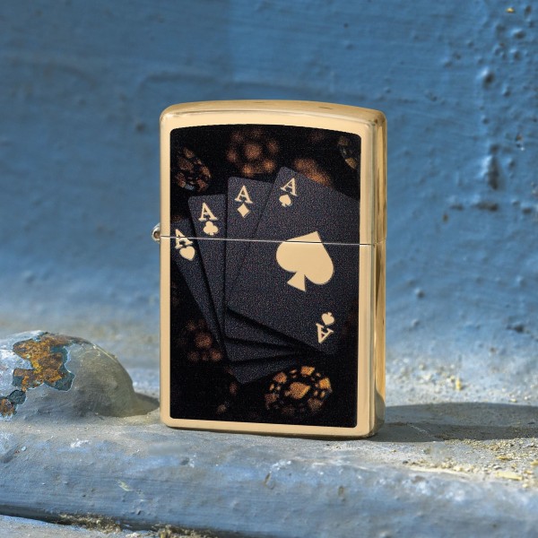 Запальничка Zippo Lucky Aces Design 47141