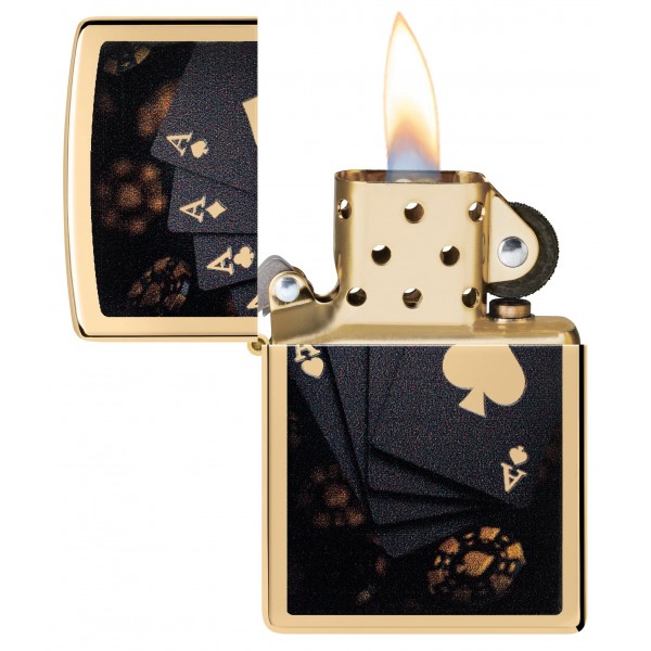Запальничка Zippo Lucky Aces Design 47141