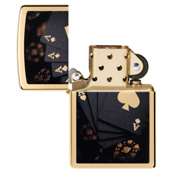 Запальничка Zippo Lucky Aces Design 47141
