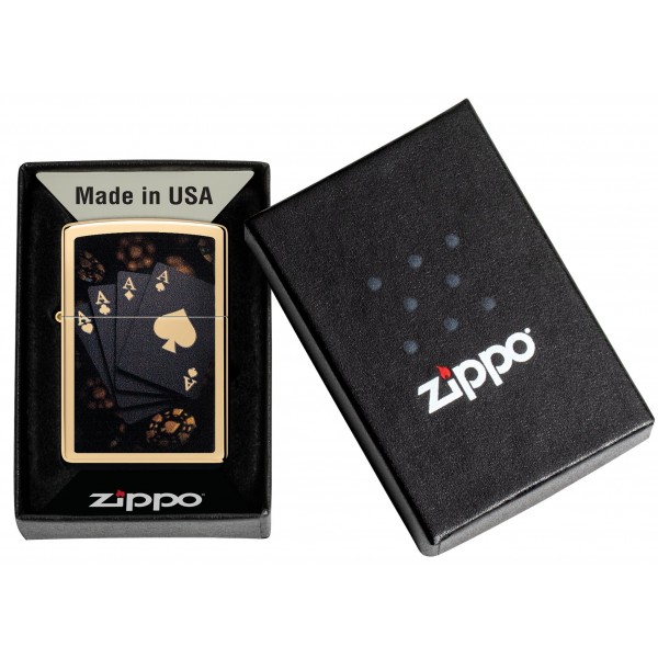 Запальничка Zippo Lucky Aces Design 47141