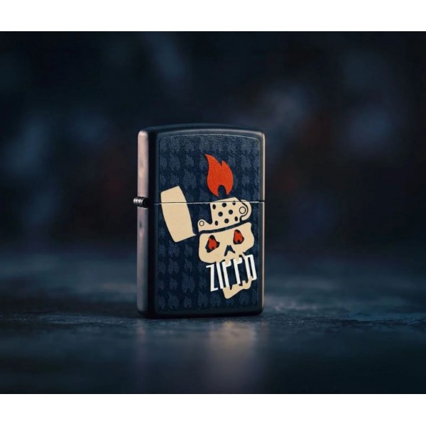 Запальничка Zippo Skull and Flames Design 47256