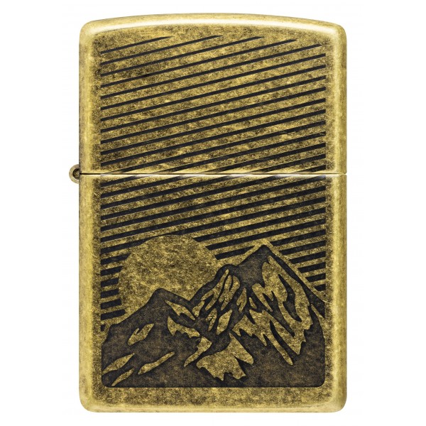 Запальничка Zippo Etched Mountains Design 47432