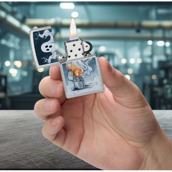 Запальничка Zippo Ghost Lighter Design 47436
