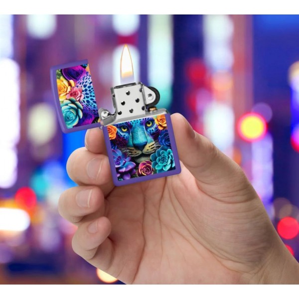 Запальничка Zippo Floral Leopard Design 47449