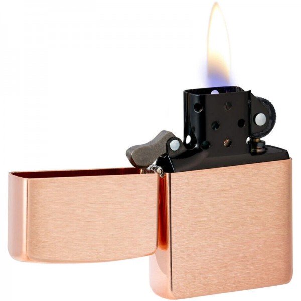 Запальничка Zippo Solid Copper with Black Plated Insert 48107