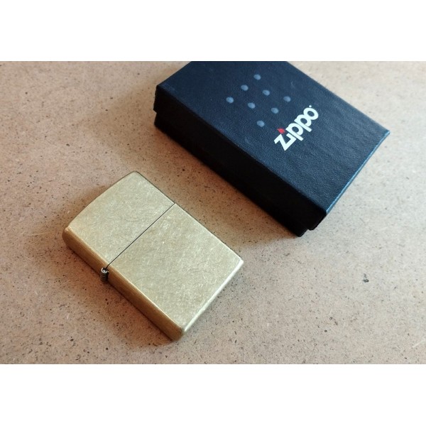  Запальничка Zippo Regular Street Brass 48267