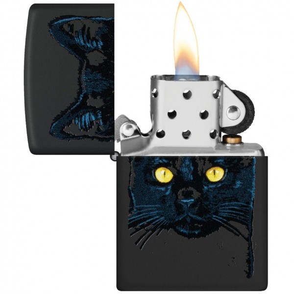 Запальничка Zippo 218 2022PFF Black Cat Design 48491