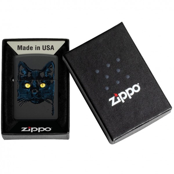 Запальничка Zippo 218 2022PFF Black Cat Design 48491