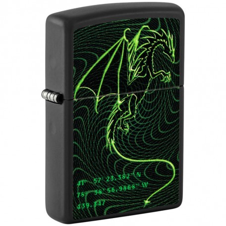 Зажигалка Zippo 218 2022PFF Cyberpunk Dragon Design 48497
