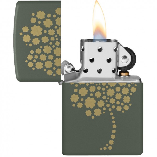 Запальничка Zippo 221 2022PFF Four Leaf Clover Design 48501