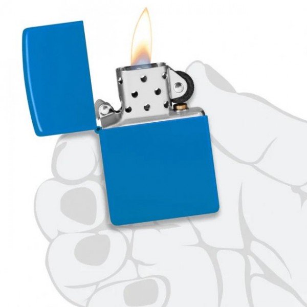  Zippo Classic Sky Blue Matte 48628 запальничка зипо-блакитна