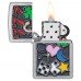 Запальничка бензинова ZIPPO All Luck Design, матовий хром (48682)