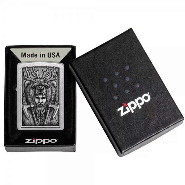 Бензиновая зажигалка Zippo 207 Barbarian Design (48731)