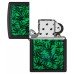 Запальничка ZIPPO Cannabis Design Black Light світиться в ультрафіолеті (48736)