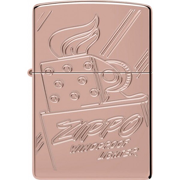 Запальничка колекційна лімітована Zippo MultiCut Script Collectible High Polish Rose (Zippo 48768)