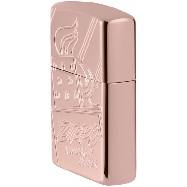 Запальничка колекційна лімітована Zippo MultiCut Script Collectible High Polish Rose (Zippo 48768)