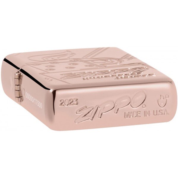 Запальничка колекційна лімітована Zippo MultiCut Script Collectible High Polish Rose (Zippo 48768)