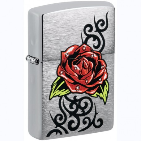 Зажигалка Zippo 200 23FPF Rose Tattoo Design 48790