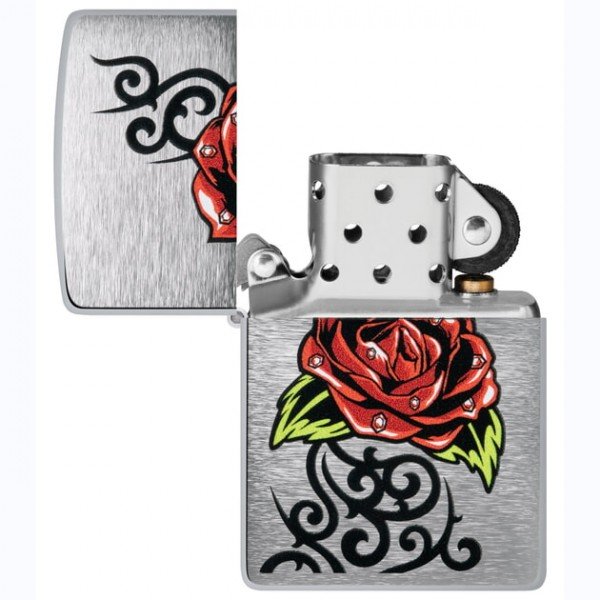 Запальничка Zippo 200 23FPF Rose Tattoo Design 48790
