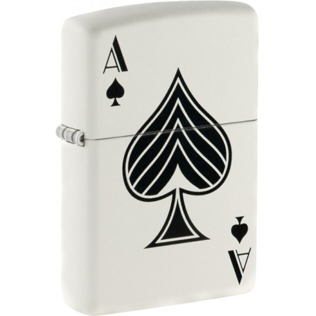 Запальничка Zippo Spade Біло-чорна (Zippo 48793)