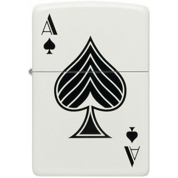 Запальничка Zippo Spade Біло-чорна (Zippo 48793)