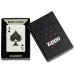 Запальничка Zippo Spade Біло-чорна (Zippo 48793)