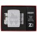 Запальничка колекційна армована Zippo Flame High Polish Chrome (Zippo 48838)