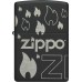 Запальничка Zippo гравірування Чорна (Zippo 48908)