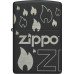 Запальничка Zippo гравірування Чорна (Zippo 48908)