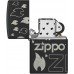 Запальничка Zippo гравірування Чорна (Zippo 48908)