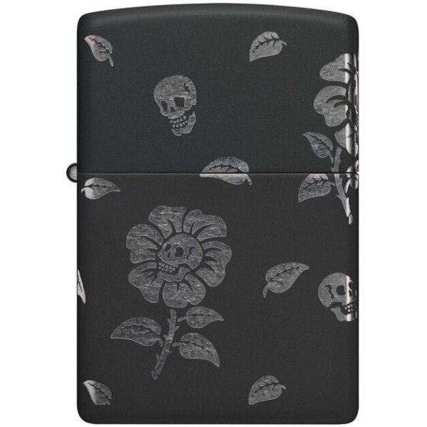 Запальничка Zippo гравірування Flower Skulls (Zippo 48931)