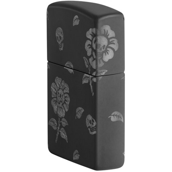 Запальничка Zippo гравірування Flower Skulls (Zippo 48931)
