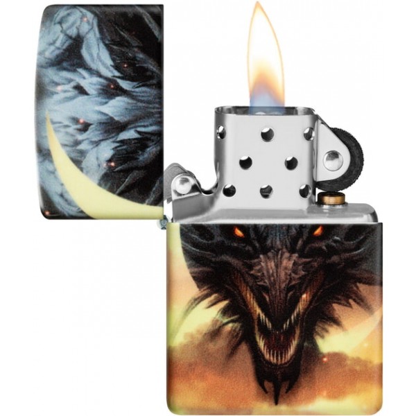 Запальничка люмінісентна Zippo 540 Color Dragon (Zippo 48934)