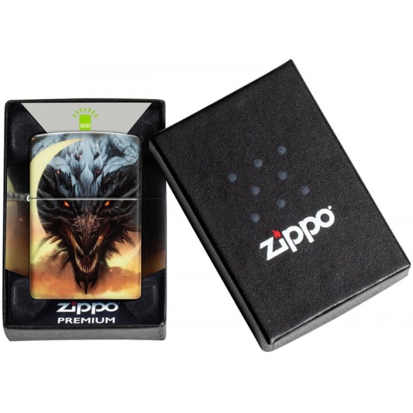 Запальничка люмінісентна Zippo 540 Color Dragon (Zippo 48934)