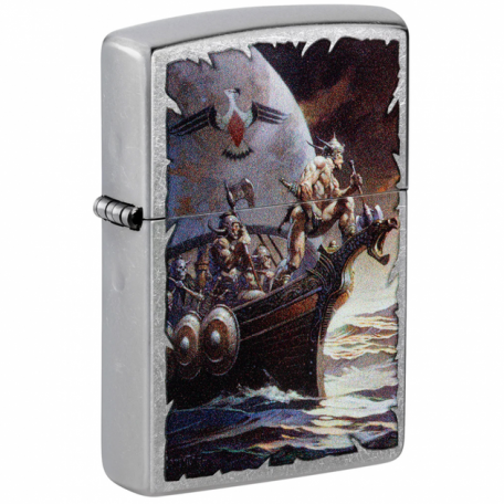 Зажигалка Zippo 207 Frank Frazetta Kane на Golden Sea