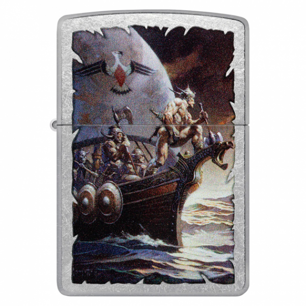 Запальничка Zippo 207 Frank Frazetta Kane на Golden Sea