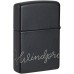 Запальничка Zippo Cursive Чорна матова (Zippo 48979)