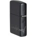 Запальничка Zippo Cursive Чорна матова (Zippo 48979)
